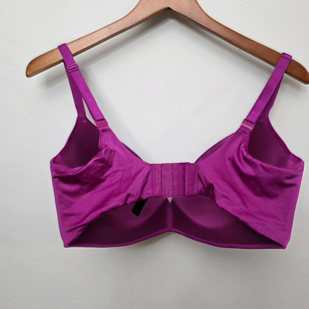 Victoria's Secret So Obsessed Padded No Wire Bra 36DDD Magenta Purple - Picture 3 of 5